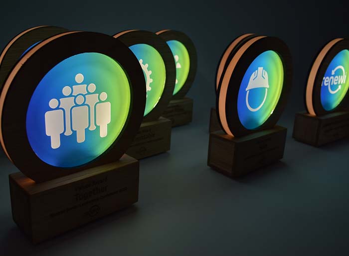 Awards met licht